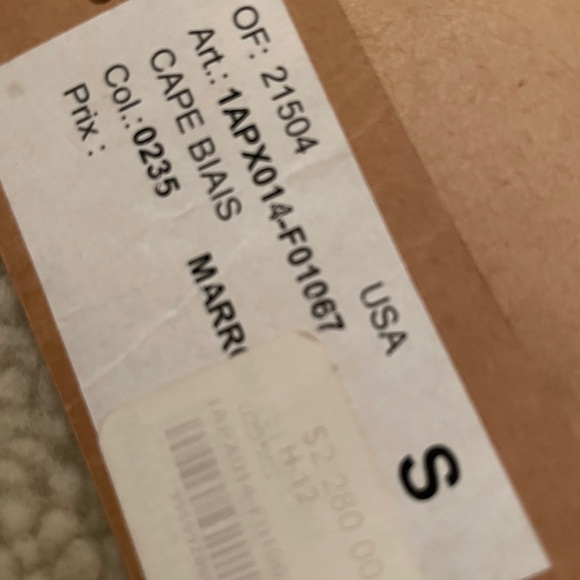 APC Shearling Leather Coat with bell sleeves S - Picture 9 of 10